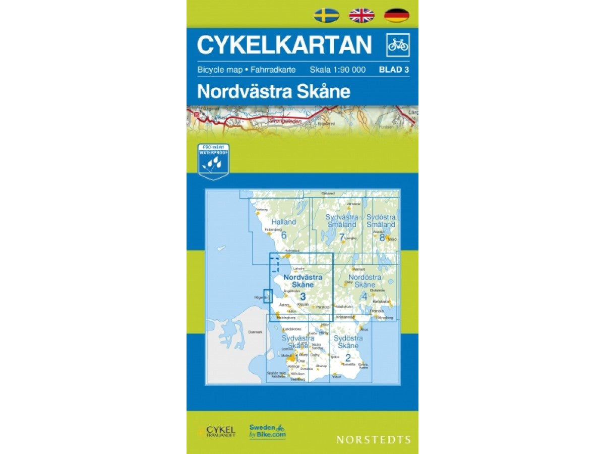 Cykelkarta Nordvästra Skåne NR 3