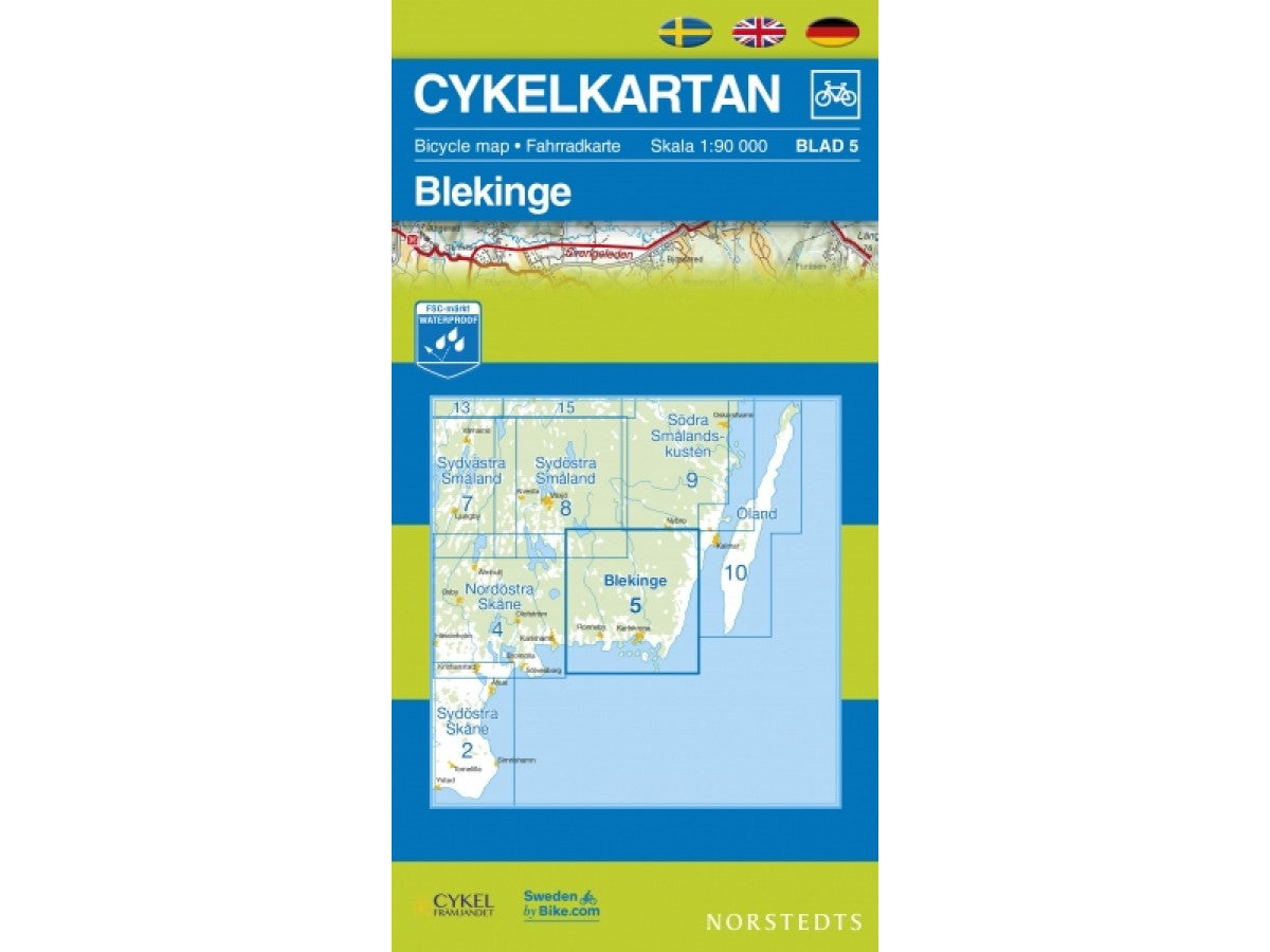 Cycle map Blekinge NR 5