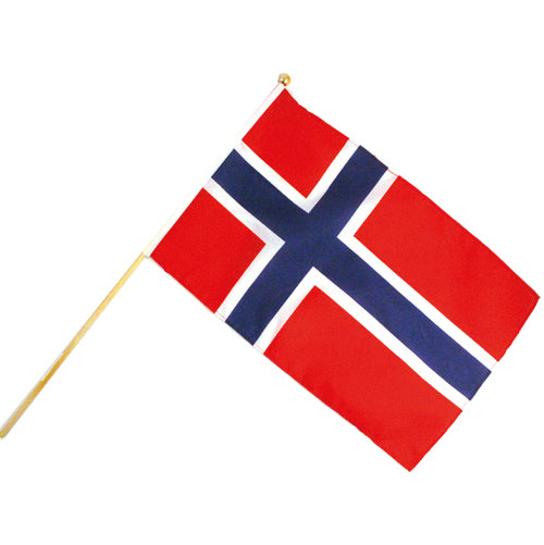 Handflagga Norge 30x45cm