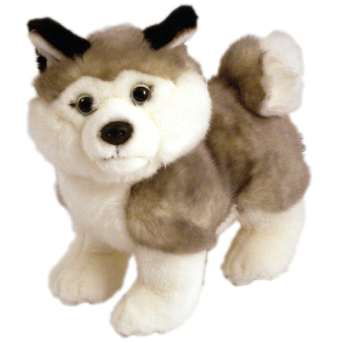 Husky, stående, 23cm