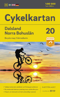Cycle map Dalsland Norra Bohuslän NR 20