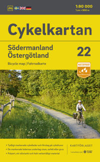 Cycle map Södermanland / Östergötland NR 22