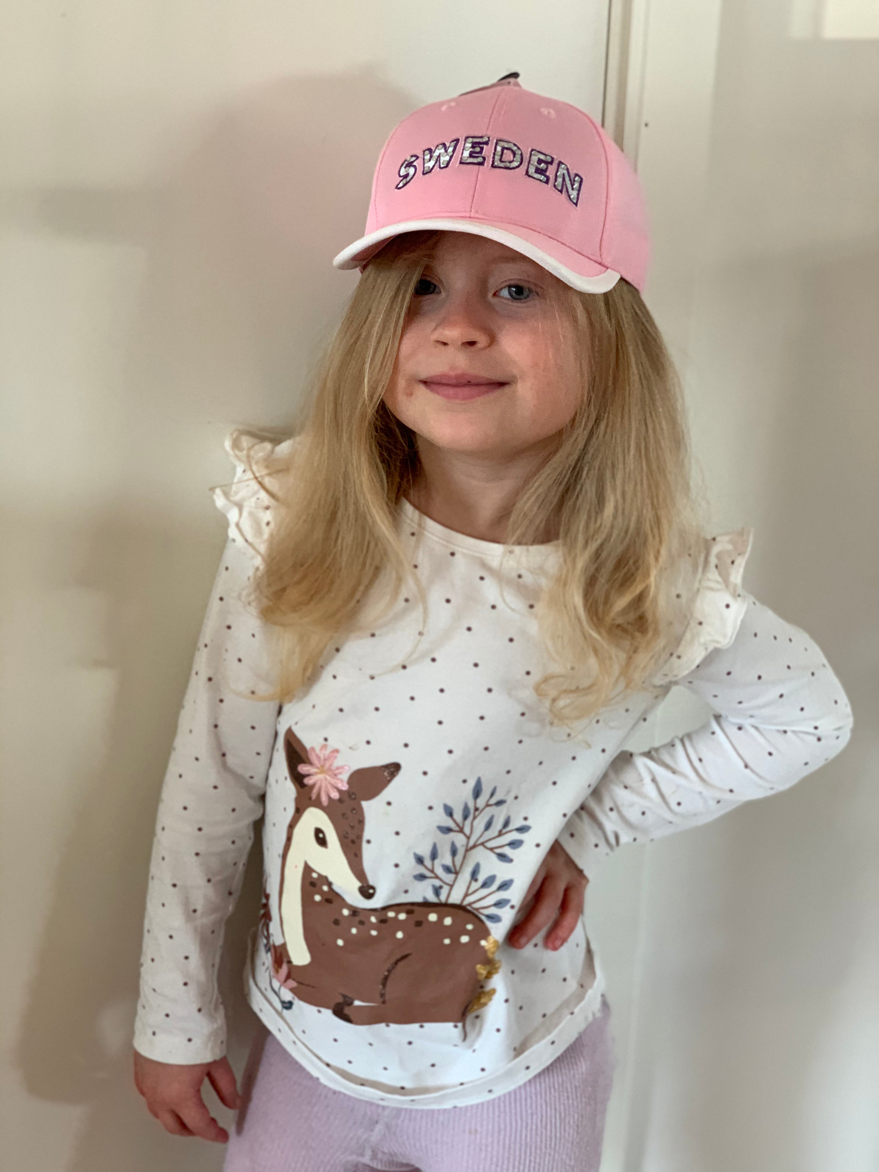Children's cap Pink Sweden