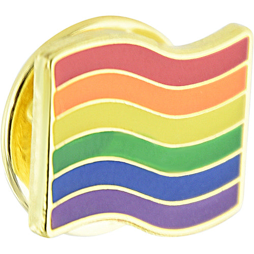 Pin Prideflagga Regnbåge 13mm