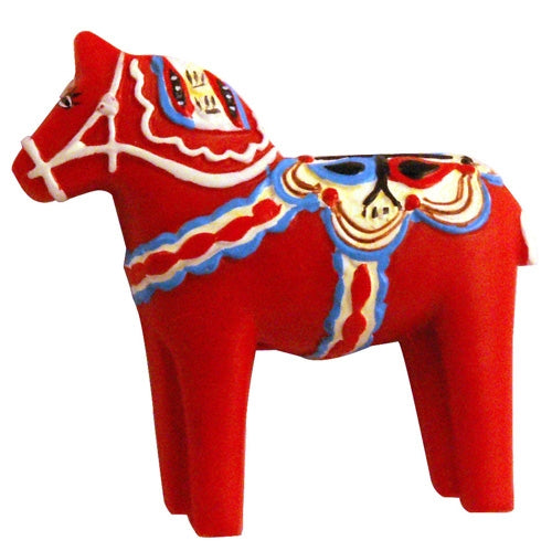 Magnet, Dala horse red