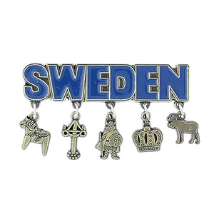 Magnet Sweden med 5 hängen