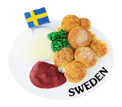 Magnet Meatballs with mash Sweden